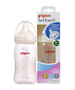 Bình Sữa PP Plus 240ml NV Silicon siêu mềm Plus