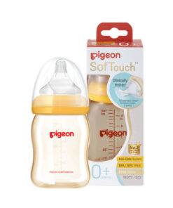 Bình Sữa PPSU Plus 160ml cổ rộng NV Silicon siêu mềm Plus Nhập Khẩu