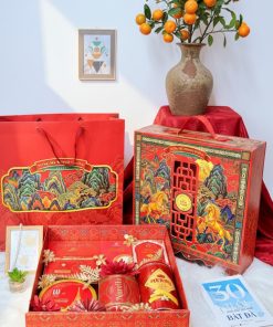 Hộp Quà Tết Song Mã Tài Lộc