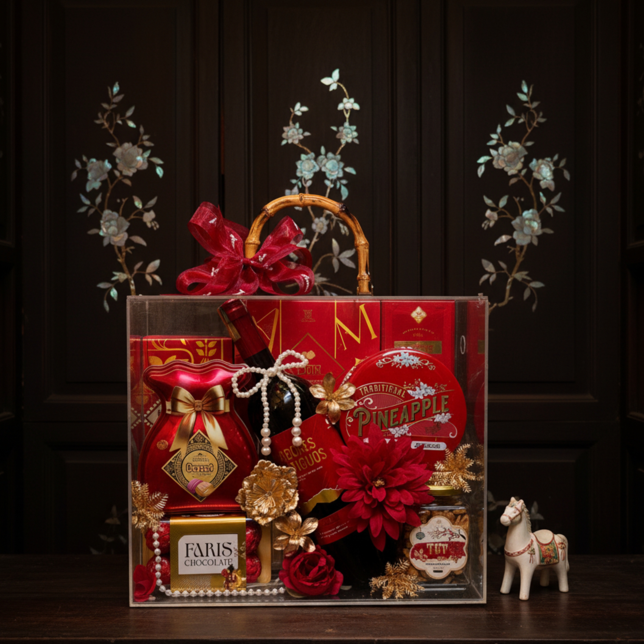 Hộp Quà Tết Hồng Kim Phát Bảo